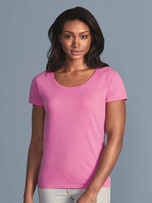 4468-64550L Softstyle Deep Scoop T-Shirt