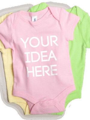 Custom  baby onesie Gemini Teez