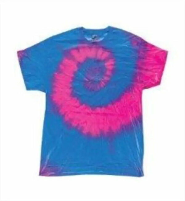 Flo Pink Blue Tie-Dye T-shirt Gemini Teez