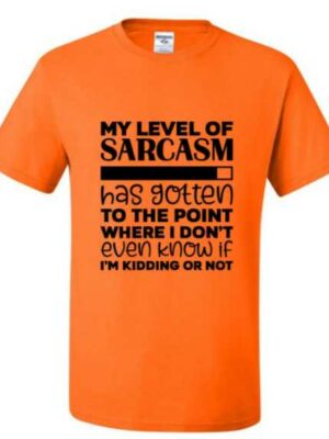 Gildan Safety Orange T-shirt Gemini Teez