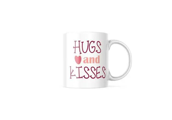 Hugs And kisses Coffee mug Gemini Teez