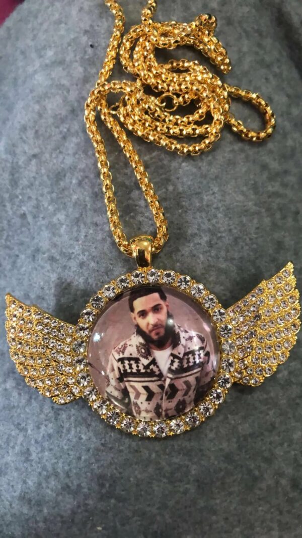Mini Angel Wings Photo Pendants Gemini Teez
