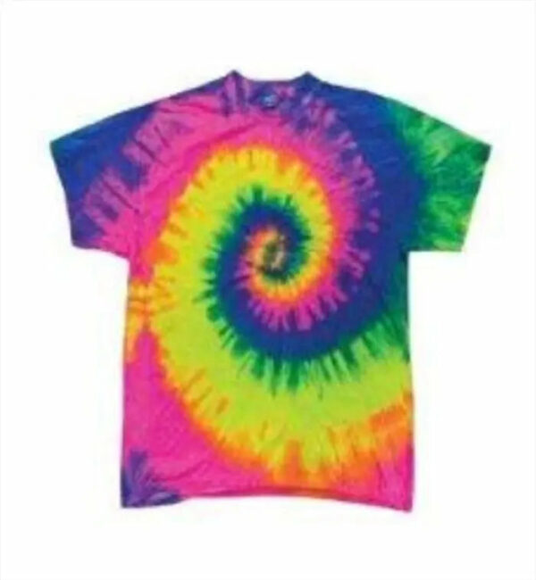 Multi Colored Neon Tie-dye T-shirt Gemini Teez