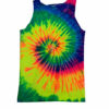 Multi Colored Tie-dye Tank Tops Gemini Teez