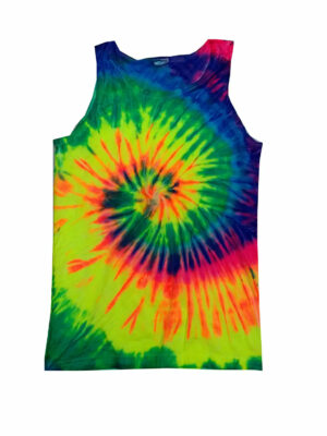 Multi Colored Tie-dye Tank Tops Gemini Teez