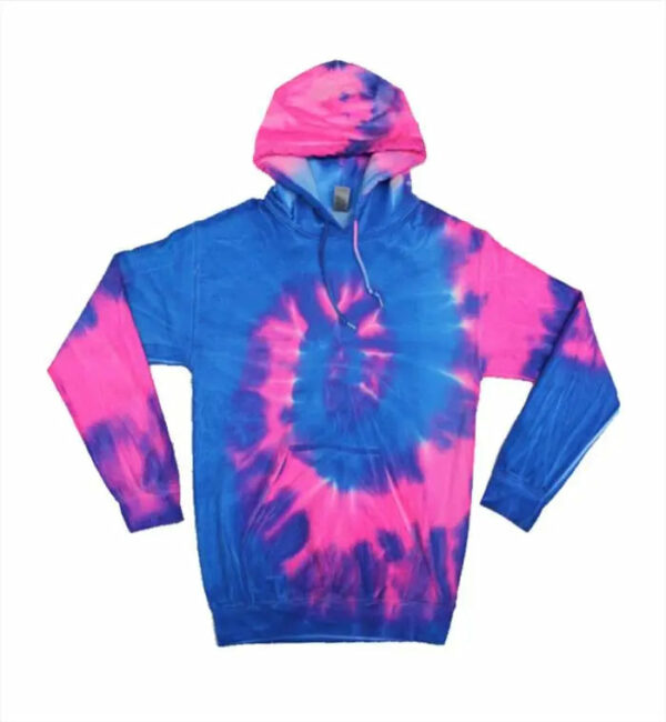 Neon Berry Tie-dyed Hoodie Gemini Teez