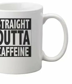 STRAIGHT OUTTA CAFFEINE Gemini Teez