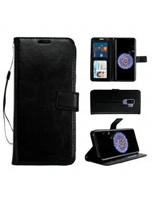 Samsung leather wallet case for Galaxy S9 plus Gemini Teez