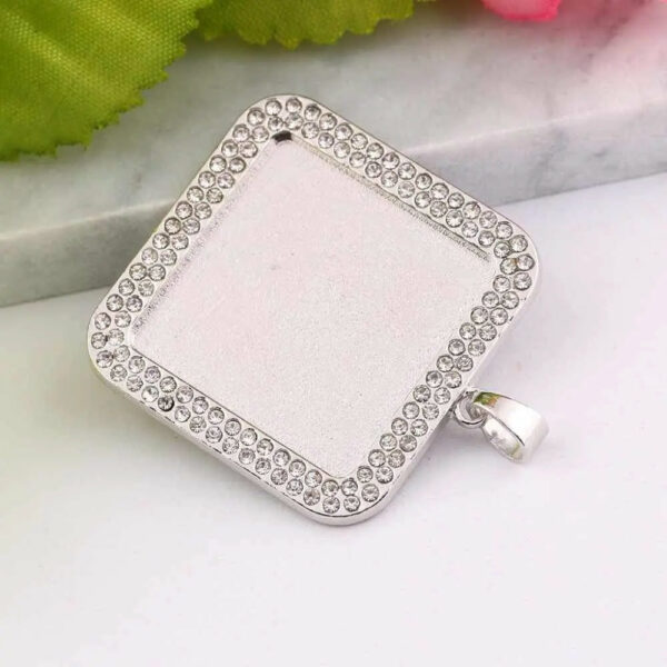 Square photo pendant Gemini Teez