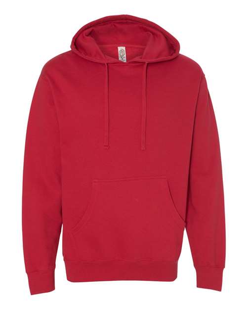 Independent Trading Co. - Midweight Hooded red Sweatshirt