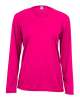 C2_Sport_5604_Hot_Pink_Front_High C2 Sport - Women's Long Sleeve Performance T-Shirt