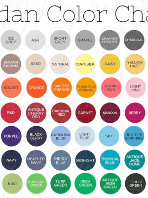 gildan heav Customized t- shirt adult color chart