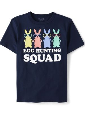 Kids Graphics-Egg Hunting Squad T-shirt