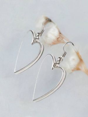 Customizable Heart Shaped Earrings