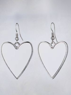 3 Customizable Heart Shaped Earrings