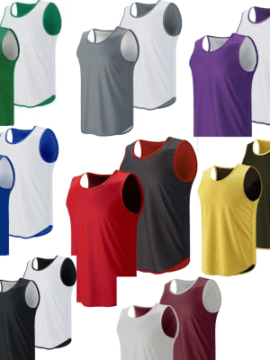 Untitled design (21) Alleson Athletic -Youth Reversible Mesh Tank Basketball Jersey -Multiple Colors