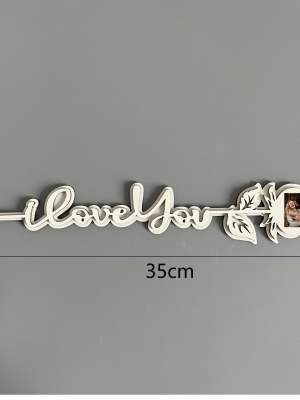 Blank Sublimation I Love You Rose