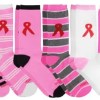 420529i_85146432 Yacht & Smith Printed Breast Cancer Awareness Socks