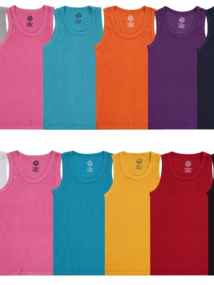 Yacht & Smith Women Cotton Ribbed Tank Top - Size M