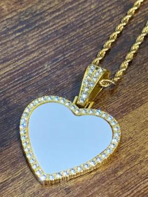 Personalized Heart Shaped Pendant Necklace