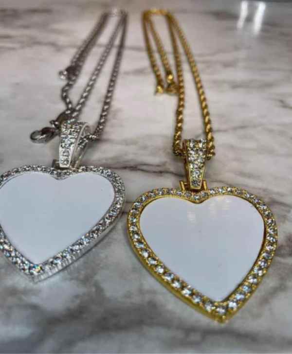 Personalized Heart Shaped Pendant Necklace