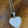 Personalized Heart Shaped Pendant Necklace
