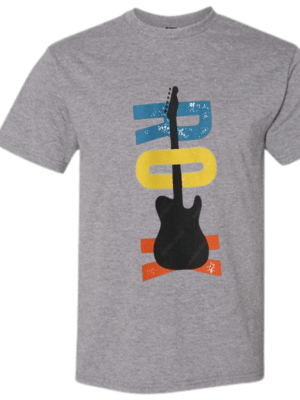 Gildan Rock with Guitar design T-Shirt