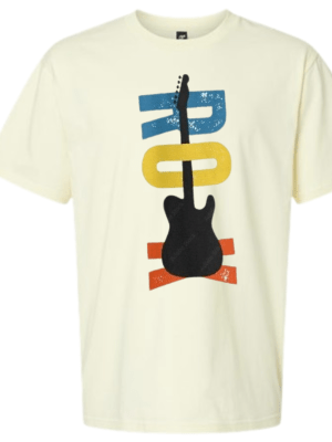 Untitled design (93) Gildan Rock with Guitar design T-Shirt