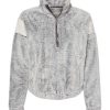 Women's Remy Fuzzy Fleece Quarter-Zip Pullover
