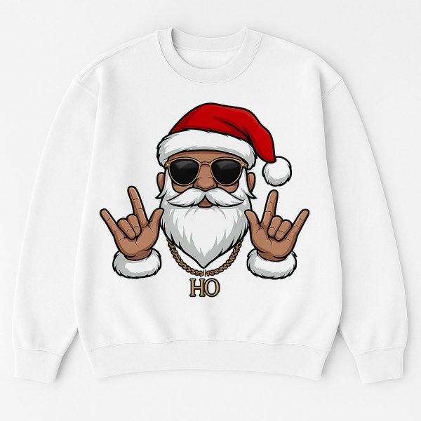 ChatGPT Image Dec 6, 2025, 01_04_22 PM Hip Hop Santa Graphic Tee