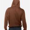 Unisex Premium Fleece Pullover Hoodie | Solid Brown Streetwear Hoodie