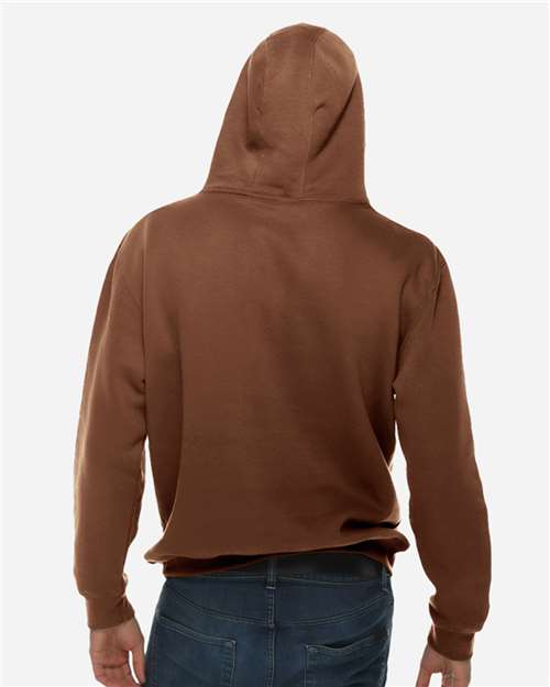 Unisex Premium Fleece Pullover Hoodie | Solid Brown Streetwear Hoodie