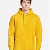 Unisex Premium Fleece Pullover Hoodie | Solid Yellow Streetwear Hoodie