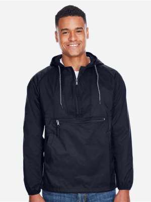 Harriton Unisex Packable Hooded Nylon Jacket – M750 | Lightweight Windbreaker