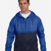 Harriton Unisex Packable Hooded Nylon Jacket – M750 | Lightweight Windbreaker