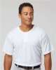48922_omf_fm Short Sleeve Henley Performance Tee
