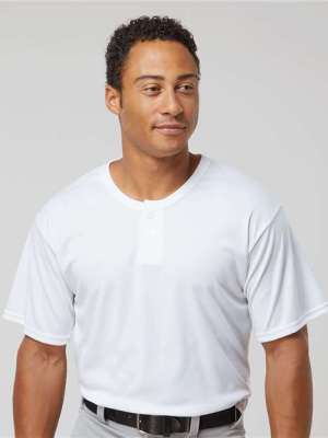 Short Sleeve Henley Performance Tee