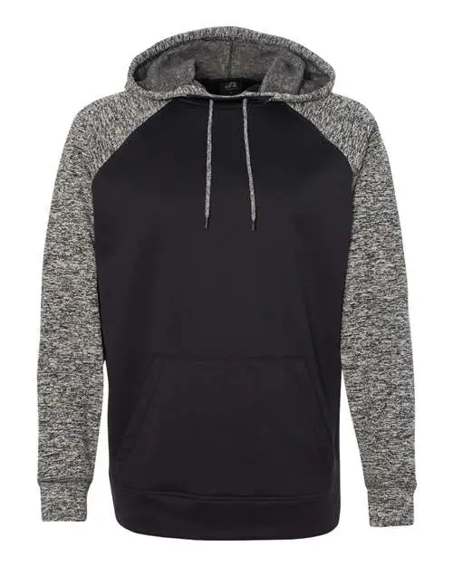 J. America Mens Colorblocked Cosmic Fleece Hooded Sweatshirt