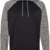 J. America Mens Colorblocked Cosmic Fleece Hooded Sweatshirt