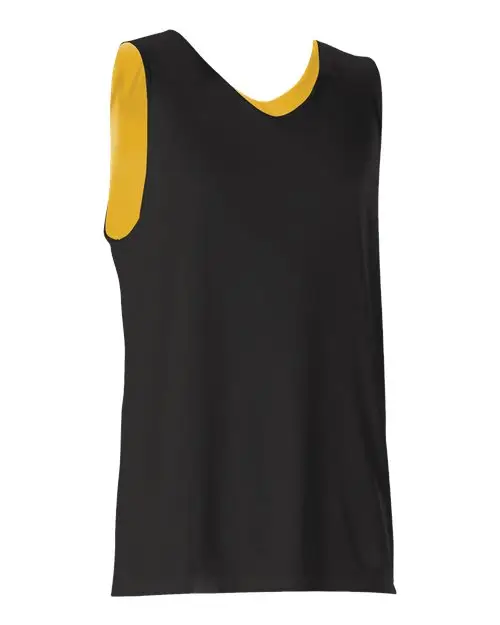 Men’s Double-Color Reversible Basketball Jersey – Performance Mesh