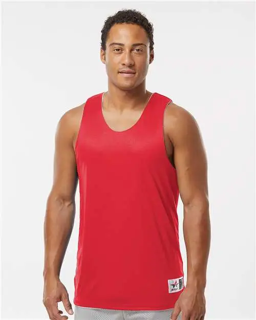 Men’s Double-Color Reversible Basketball Jersey – Performance Mesh