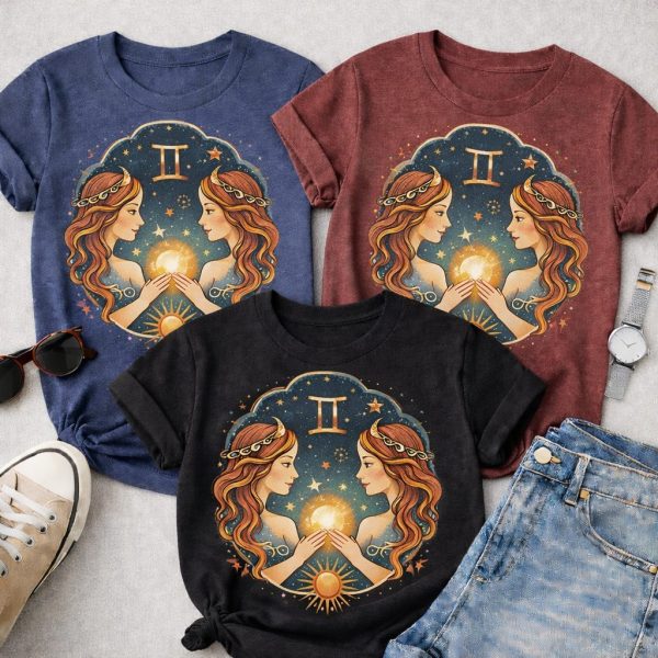 ChatGPT Image Jan 14, 2026, 02_38_52 PM Astrology Twins Symbol Tee