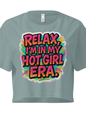 Hot Girl Era Graphic Crop Top