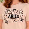 Minimalist Aries Zodiac T-Shirt