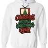Christmas Movie Night Crew Hoodie - White