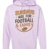Football & Family Time Hoodie - Light Purple