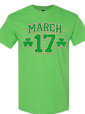 March 17 Lucky Shamrock Tee - Light Green