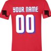 Personalized Scorpio Zodiac Jersey Shirt - Red