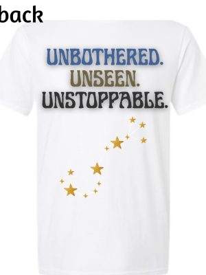 Scorpio Vibes Power Graphic Shirt - White - Back