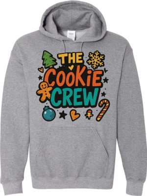 The Cookie Crew Christmas Graphic Hoodie - Grey
